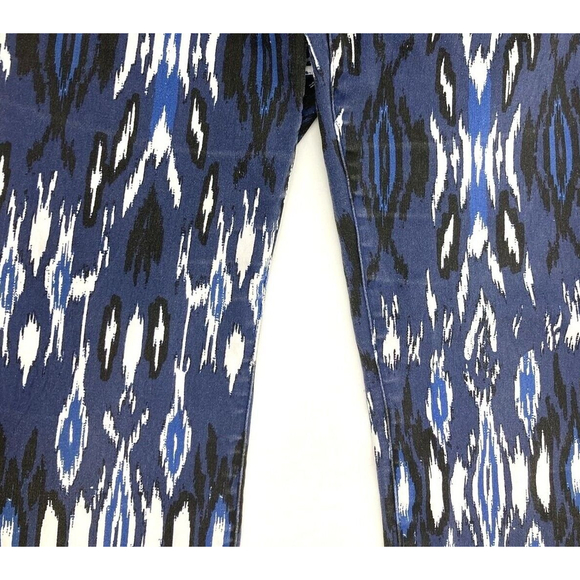 Su & Lola Lightweight Southwestern Aztec Stretch Ankle Crop Jeans - Picture 9 of 9